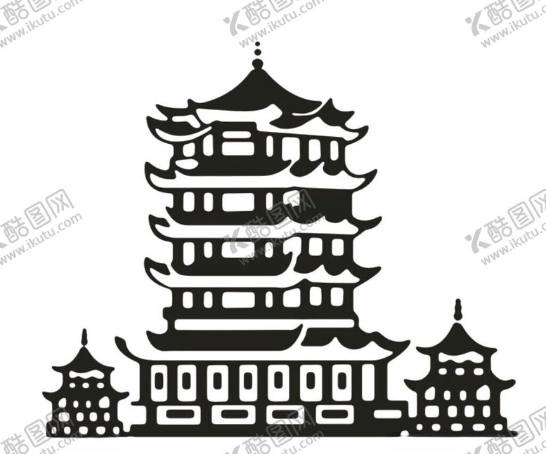 编号：14931902280812303552【酷图网】源文件下载-黄鹤楼线条