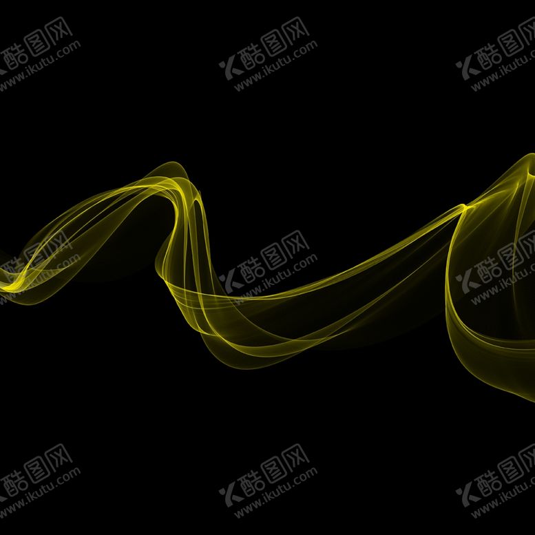 编号：62737706160331444295【酷图网】源文件下载-黄色飘带