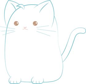 猫咪简笔画图片