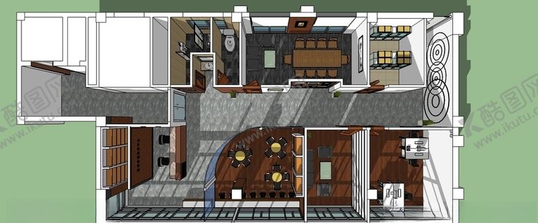 编号：70136409231125102933【酷图网】源文件下载-办公室模型
