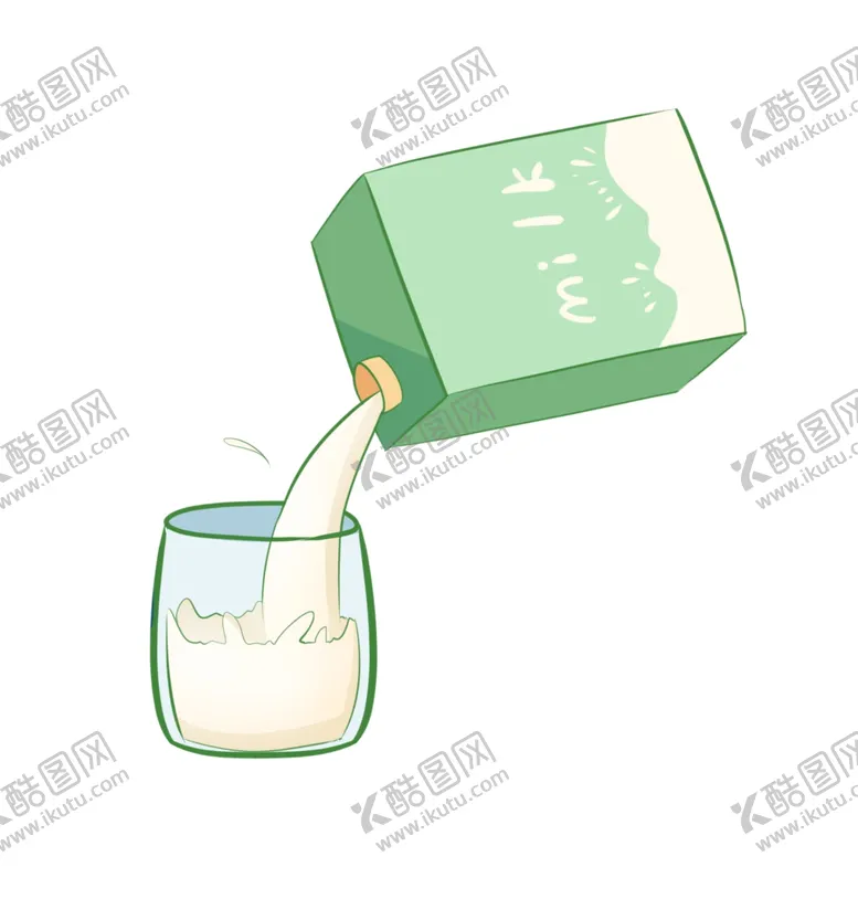编号：70909204180429018237【酷图网】源文件下载-牛奶插画