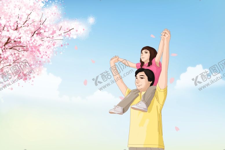 编号：97842909291305131453【酷图网】源文件下载-手绘樱花