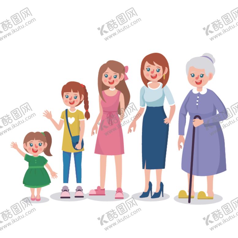 编号：28538107141345483803【酷图网】源文件下载-扁平人物插画