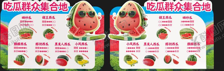 编号：38705310122340512935【酷图网】源文件下载-西瓜集合