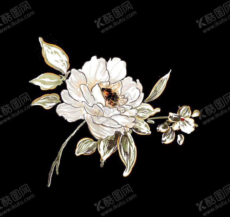 编号：68111609162139454445【酷图网】源文件下载-中国画花卉