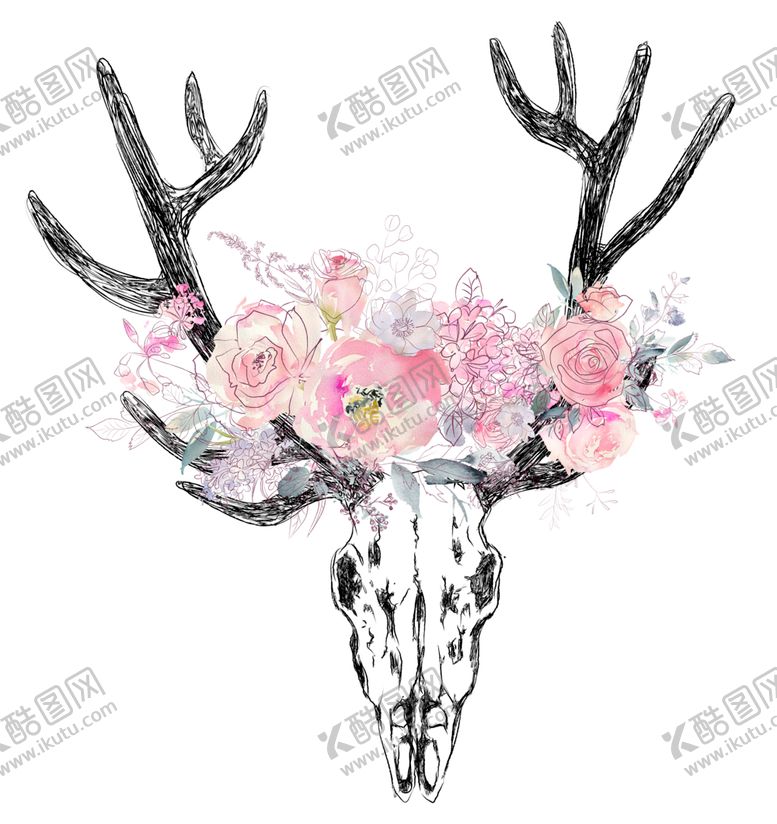 编号：28234409301818021875【酷图网】源文件下载-植物手绘水彩