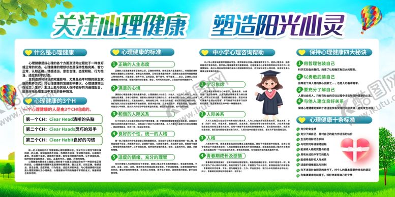 编号：18877202252329027026【酷图网】源文件下载-中小学生心理健康知识