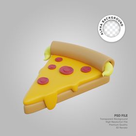 披萨食物模型食品3D