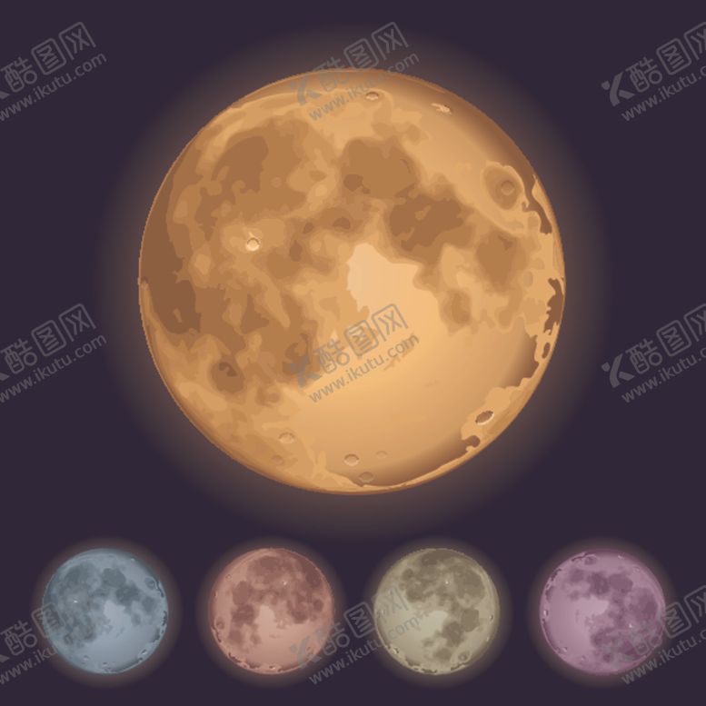 编号：38342110280922376979【酷图网】源文件下载-月亮月球