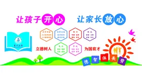 小学背景墙