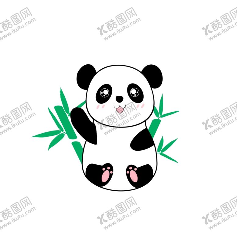 编号：16403109200839288933【酷图网】源文件下载-卡通熊猫