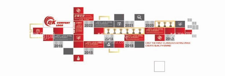 编号：18390212020856502222【酷图网】源文件下载-企业风采文化墙