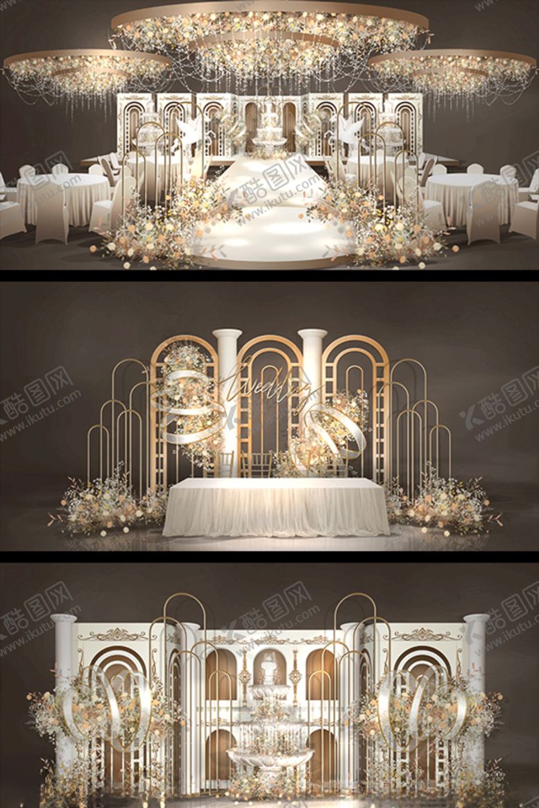 编号：61065810312302199575【酷图网】源文件下载-婚礼舞台