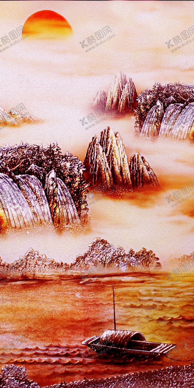 编号：55398905090203503623【酷图网】源文件下载-山水国画装饰画