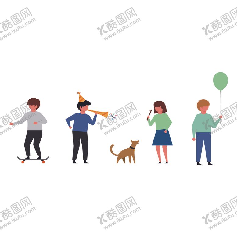 编号：73504910011305554132【酷图网】源文件下载-卡通人物