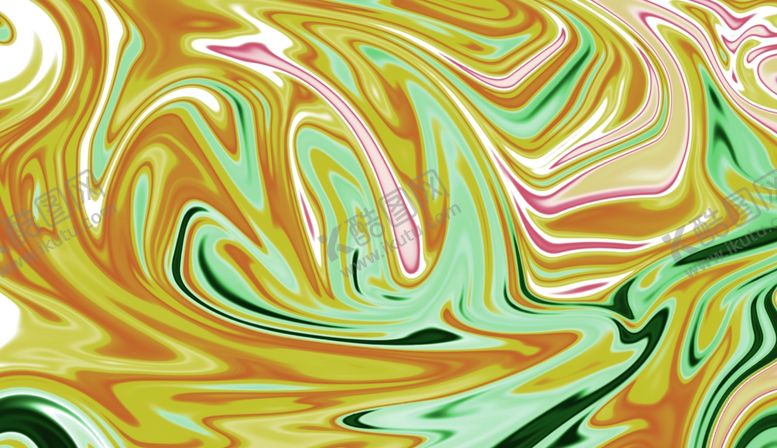 编号：88170009280400132302【酷图网】源文件下载-黄绿色玻璃纸金属箔水纹水彩水墨
