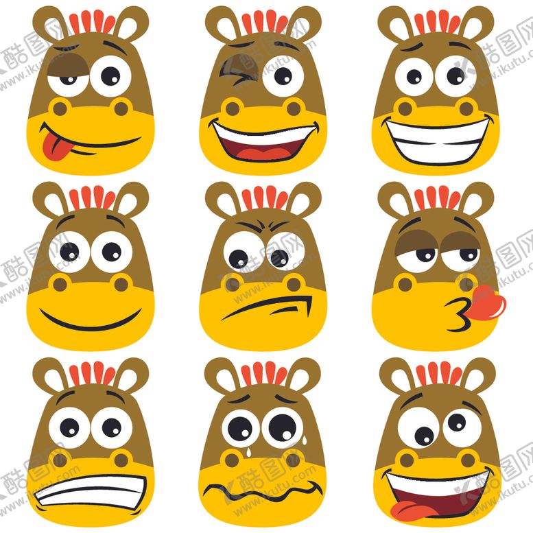 编号：43886910111400555573【酷图网】源文件下载-卡通动物