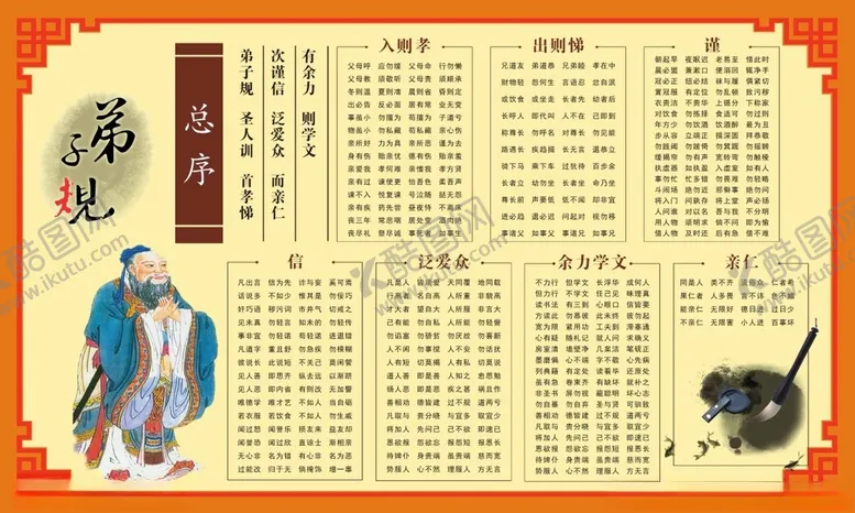 编号：84496501270648261381【酷图网】源文件下载-弟子规