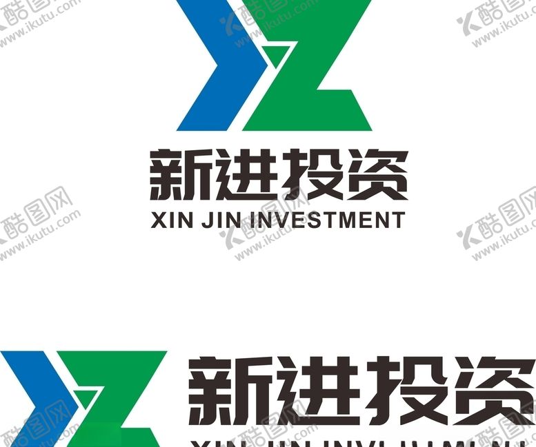 编号：12932405121626418235【酷图网】源文件下载-新进投资logo