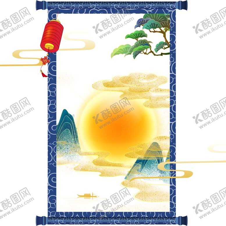 编号：87477111201506409459【酷图网】源文件下载-卷轴