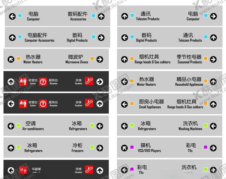 编号：16781910281638548012【酷图网】源文件下载-电器品类导引