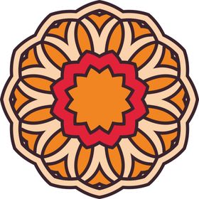 复古花纹图案