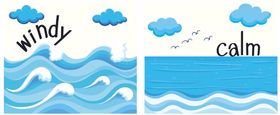 海浪波浪波纹