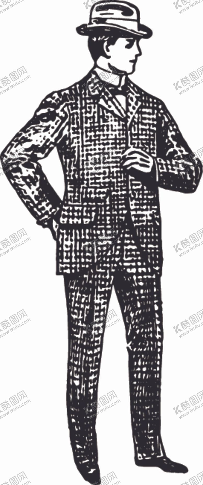 编号：31457209191646416023【酷图网】源文件下载-复古人物