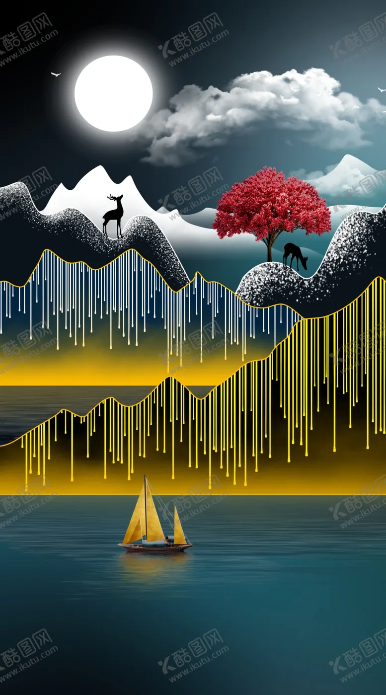 编号：66755106231958441487【酷图网】源文件下载-中国风装饰画