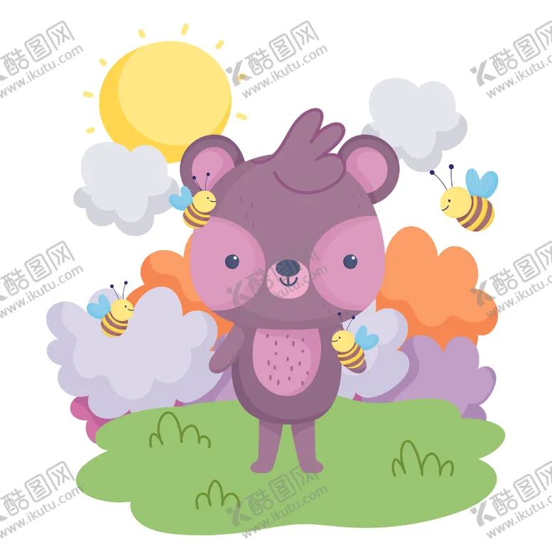 编号：40819606301315411944【酷图网】源文件下载-卡通动物