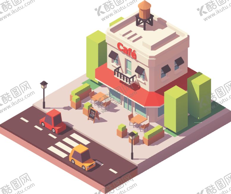 编号：14183909142218189811【酷图网】源文件下载-卡通城市建筑