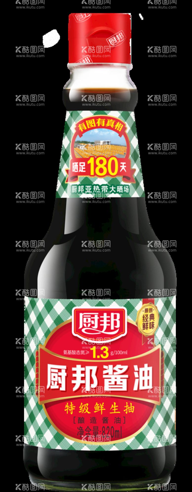 编号：44305611120431076041【酷图网】源文件下载-厨邦特级鲜生抽820ml