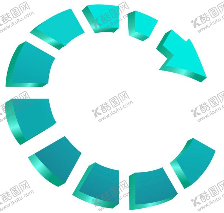编号：48338610211008555726【酷图网】源文件下载-立体箭头