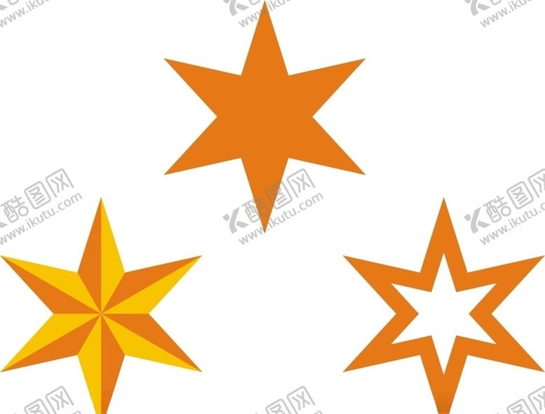 编号：22087909211900545164【酷图网】源文件下载-六角星星