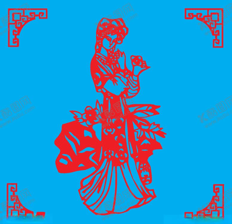 编号：63274510061835029123【酷图网】源文件下载-湘云剪纸