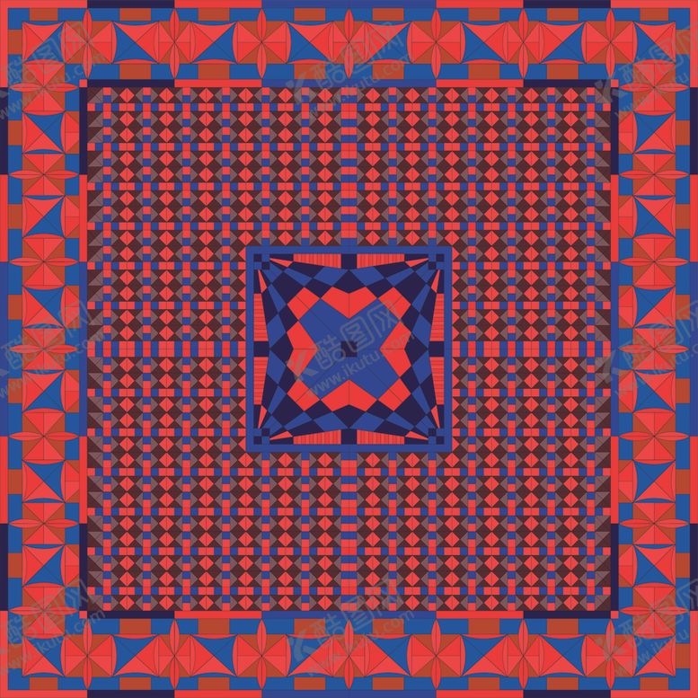 编号：76458710221154031641【酷图网】源文件下载-几何方巾