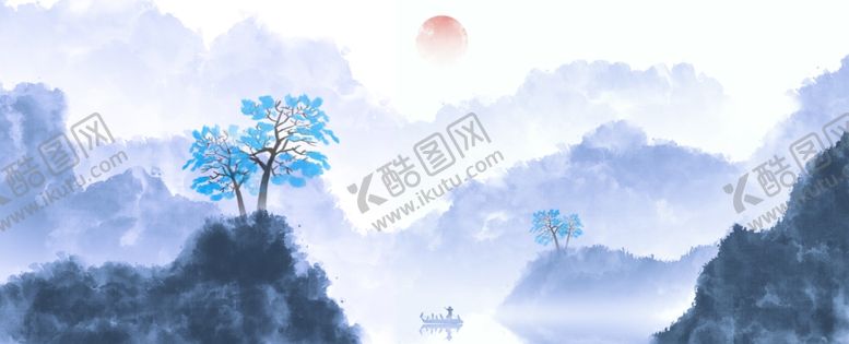 编号：50820207051127237985【酷图网】源文件下载-水墨山水