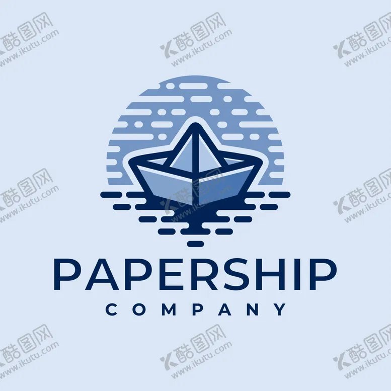 编号：19085810232012559642【酷图网】源文件下载-纸船logo