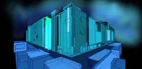 建筑速写立体建筑楼房城市速写