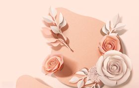 鲜花背景化妆品背景广告底图