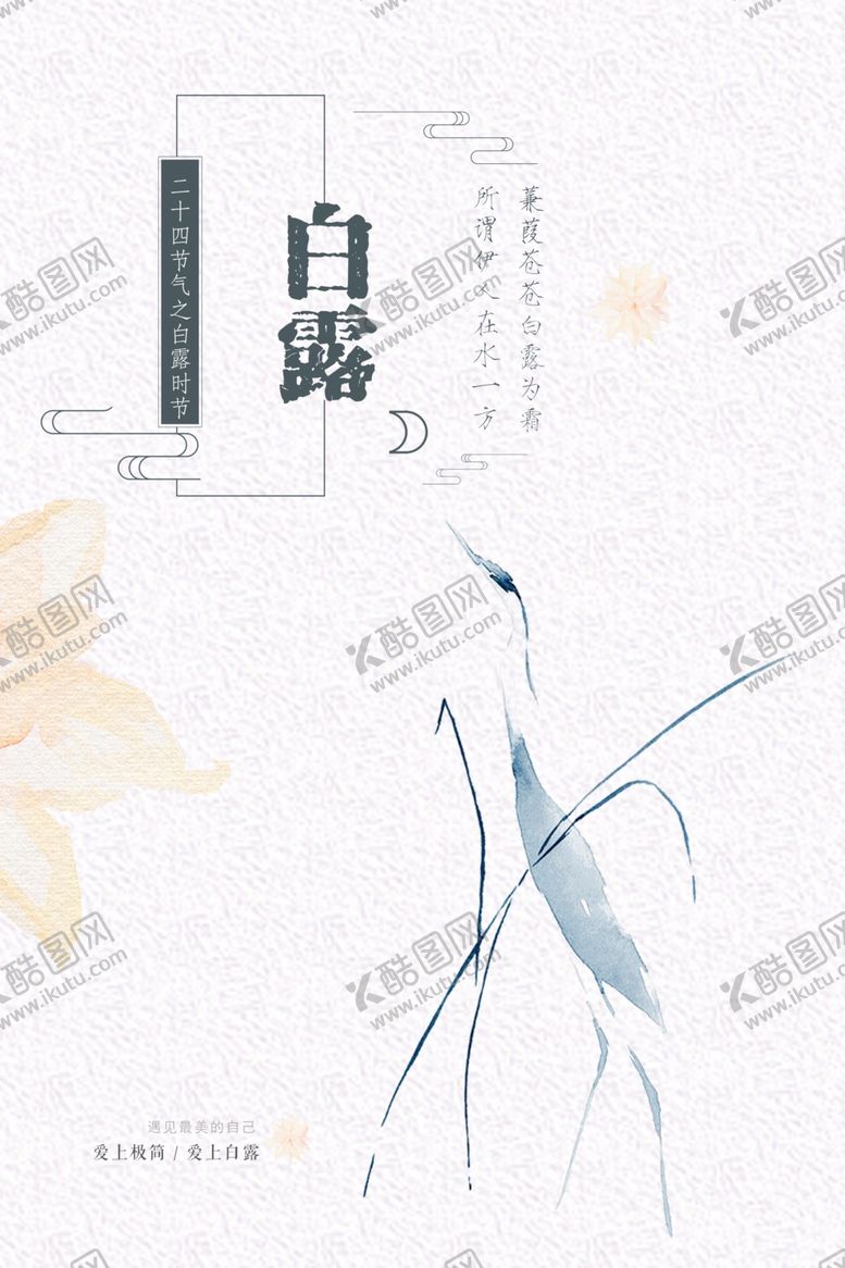 编号：73276707121349206033【酷图网】源文件下载-白露海报