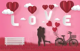 情人节爱心快乐日