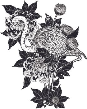 植物花朵绘画素材