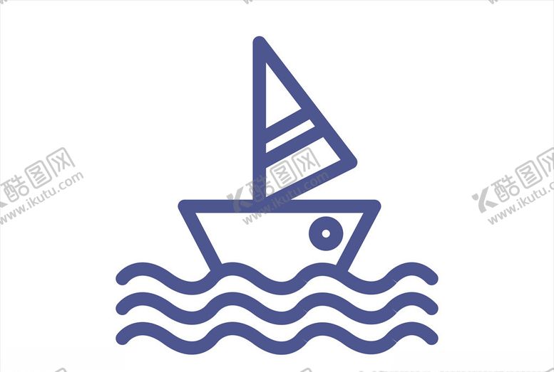 编号：70120610290311469441【酷图网】源文件下载-帆船图标