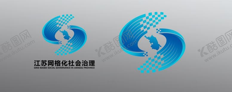 编号：54806701260340042599【酷图网】源文件下载-江苏网格化社会治理logo