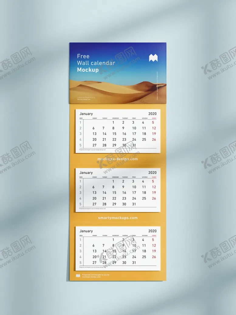 编号：72000009151947335258【酷图网】源文件下载-挂历样机