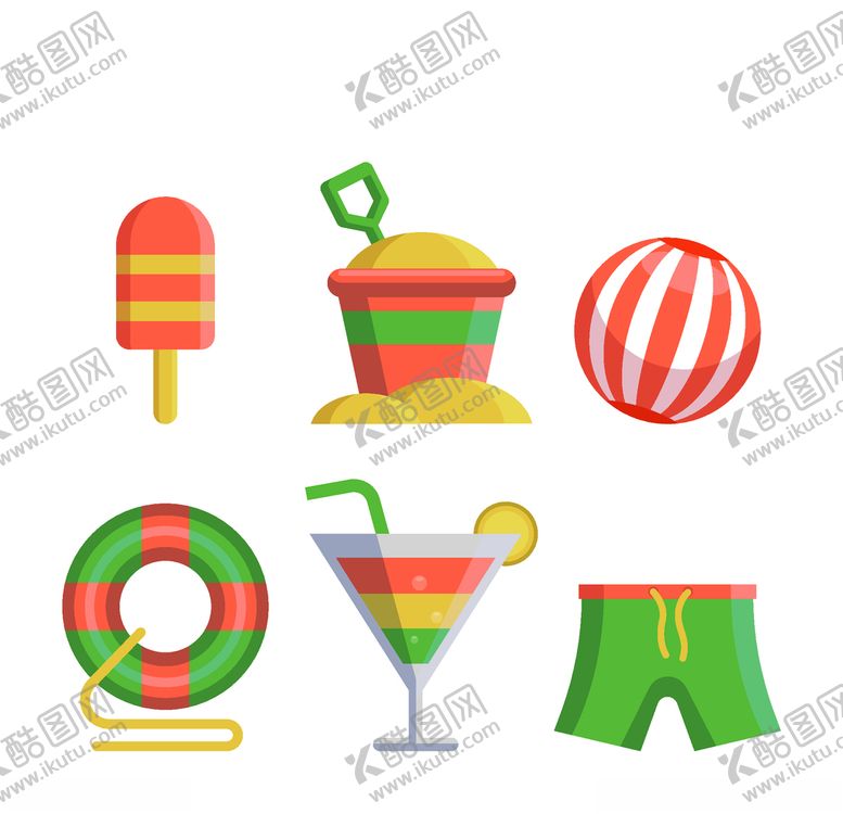 编号：87967005102122327739【酷图网】源文件下载-夏日元素