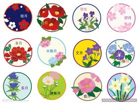 多彩花卉图案设计