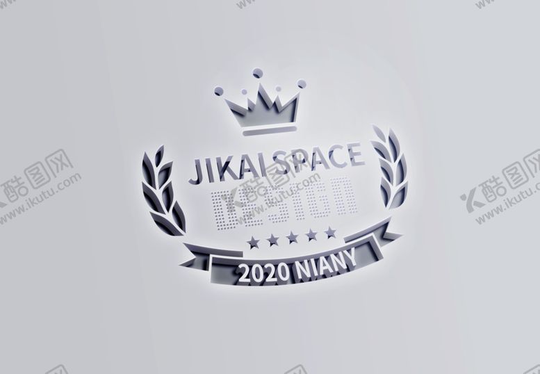 编号：14112510132144535174【酷图网】源文件下载-3D镂空LOGO展示样机