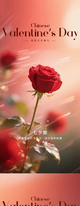 七夕情人节系列海报